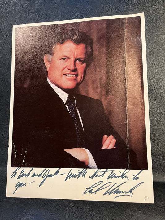 Ted Kennedy autograph