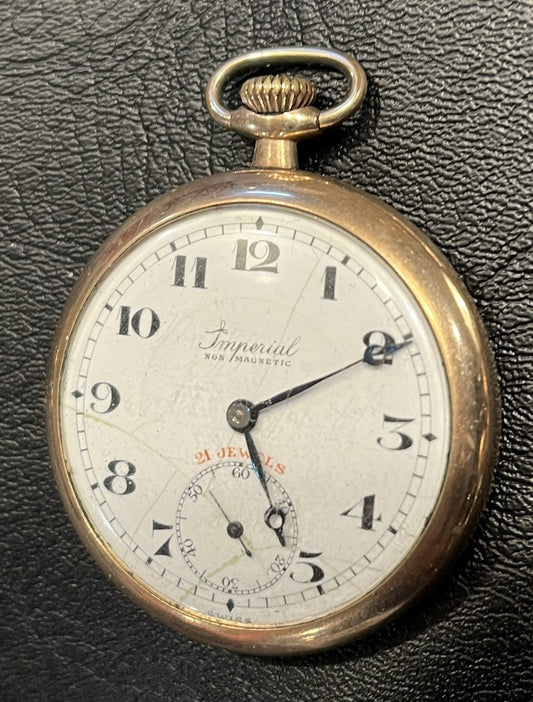 Imperial 12s OF 21-jewel pocket watch