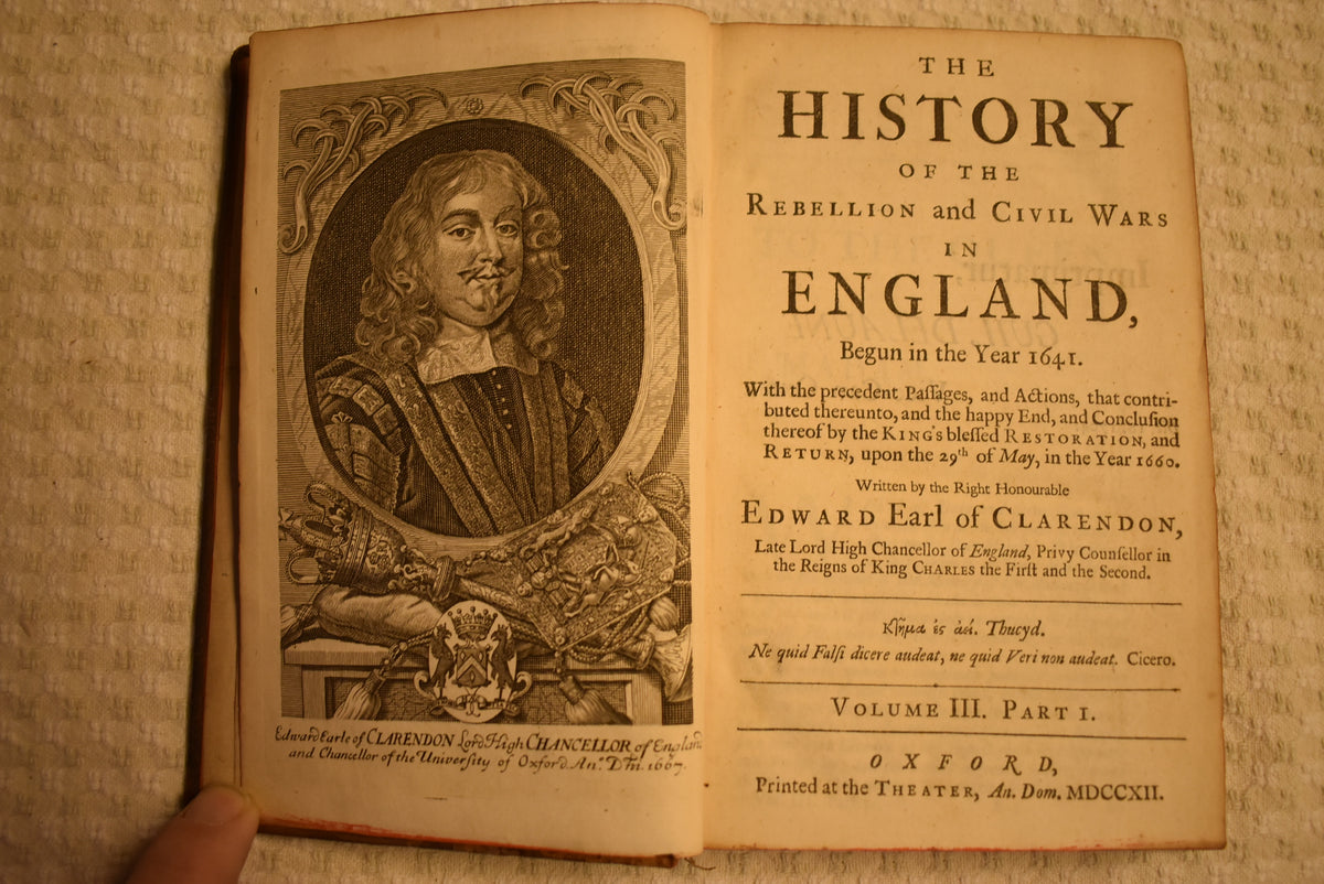 The History of the Rebellion and the Civil War in England