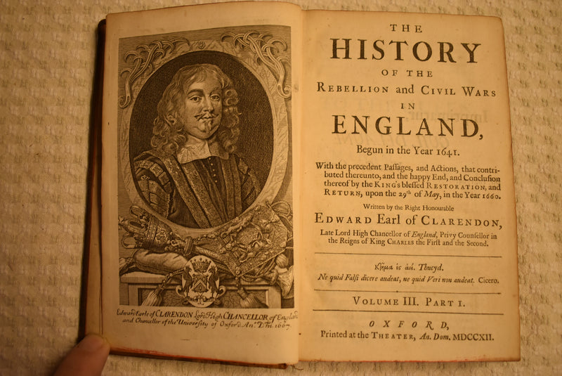 The History of the Rebellion and the Civil War in England