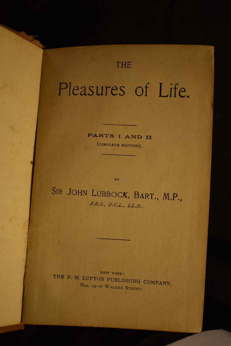The Pleasures of Life
