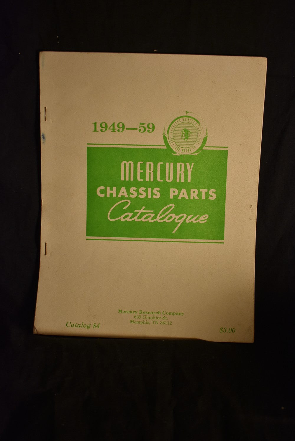 194959 Mercury Chassis Parts Catalogue History Bound