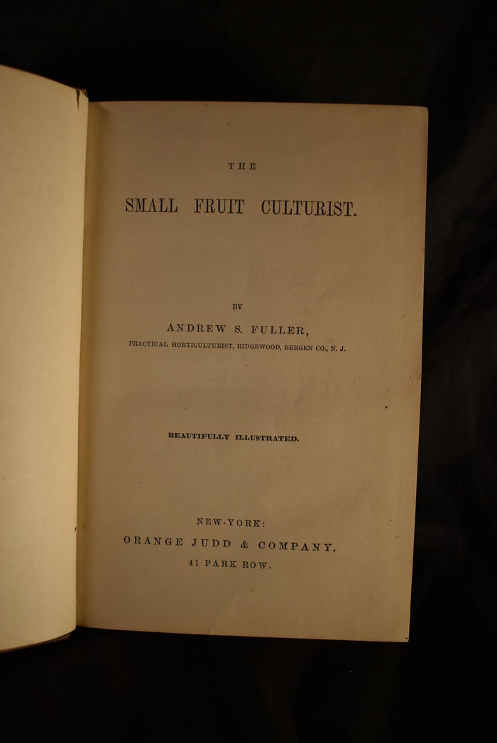 The Small Fruit Culturist