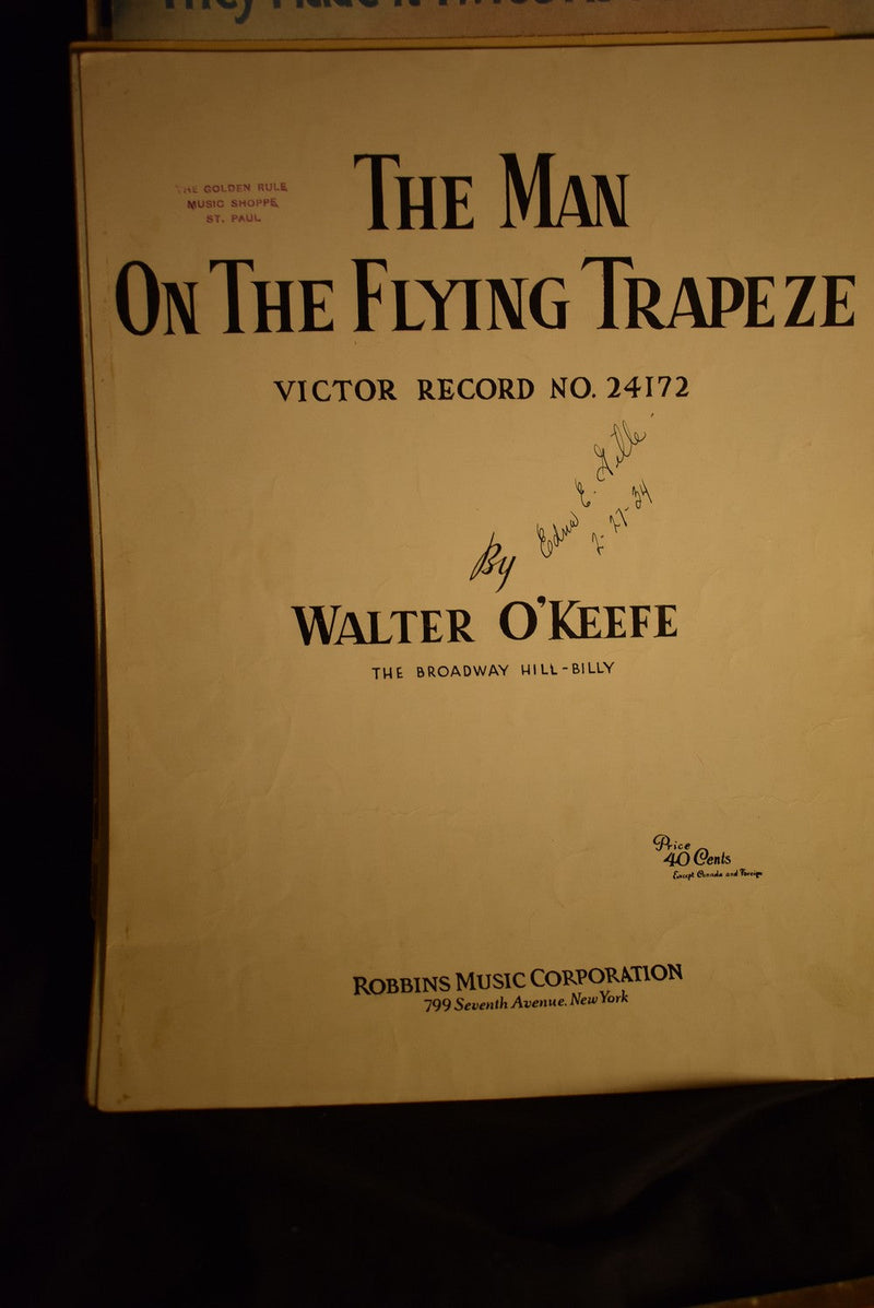 The Man on the Flying Trapeze (Victor Record No. 24172)