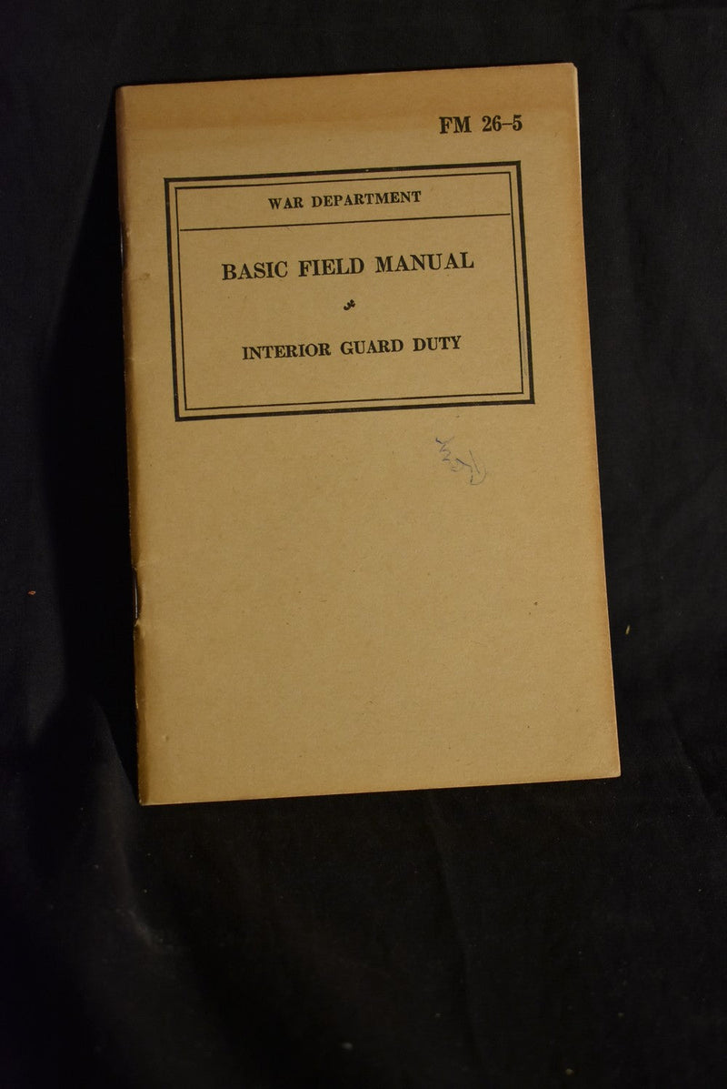 Interior Guard Duty - FM 26-5