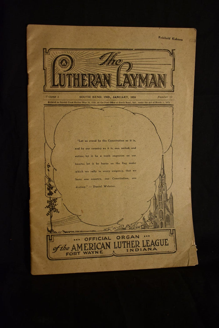 The Lutheran Layman - January 1924