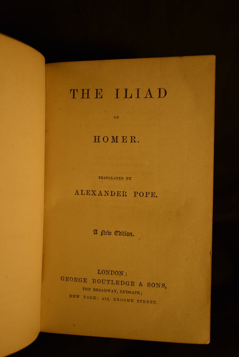 The Iliad of Homer