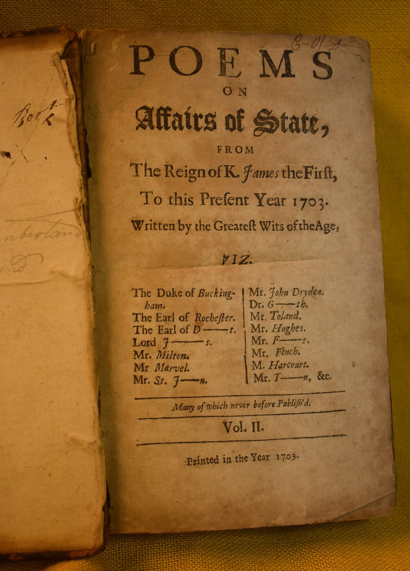 Poems on Affairs of State