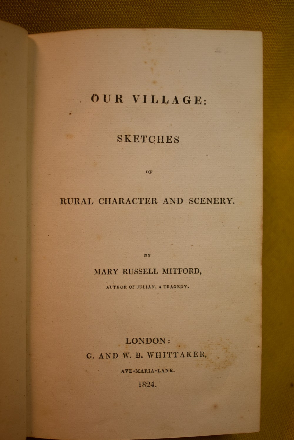 Our Village : Sketches of Rural Character and Scenery – History Bound