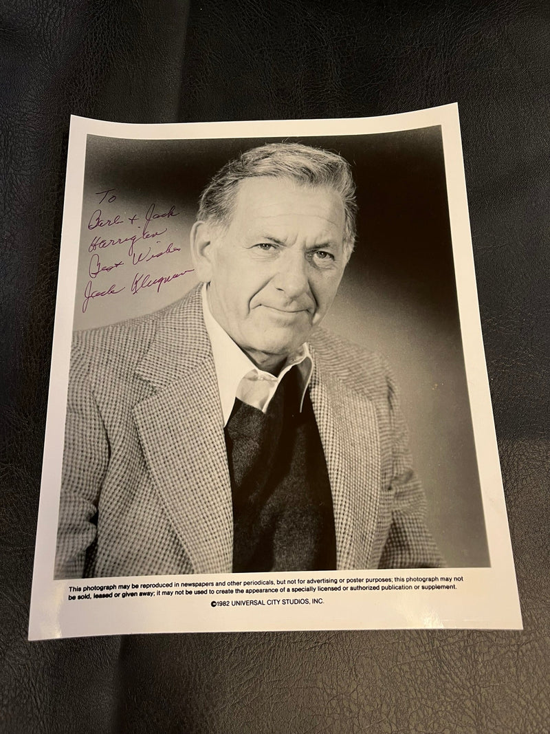 Jack Klugman autograph