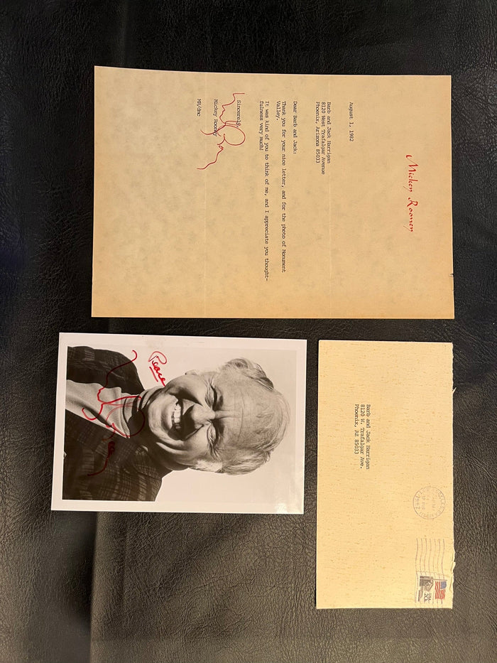 Mickey Rooney autograph suite