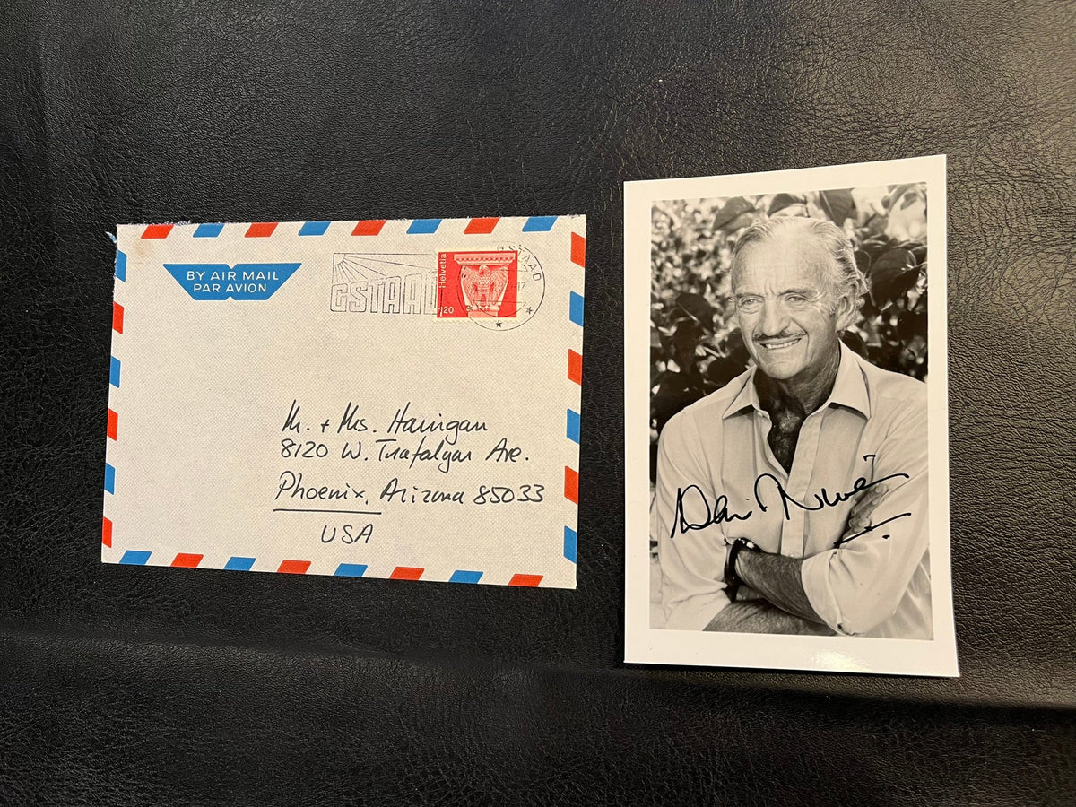 David Niven autograph