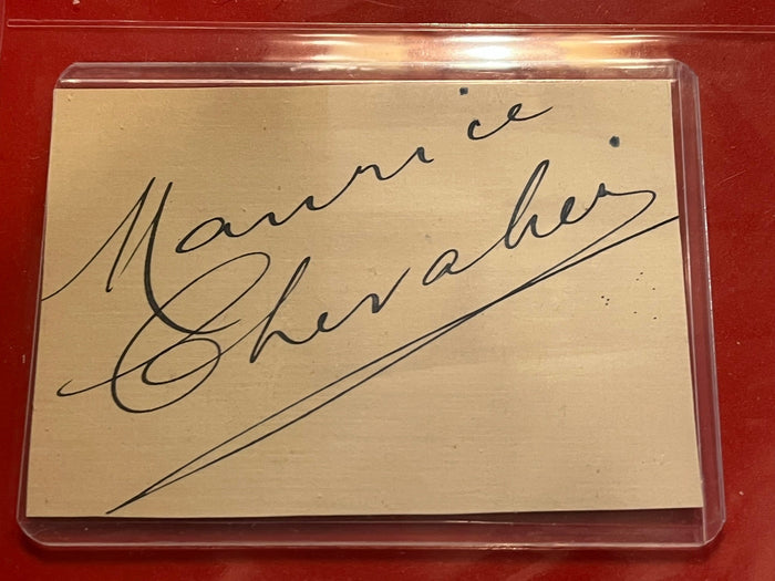 Maurice Chevalier