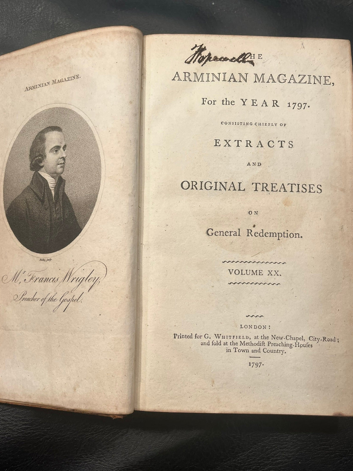 The Arminian Magazine for the Year 11797