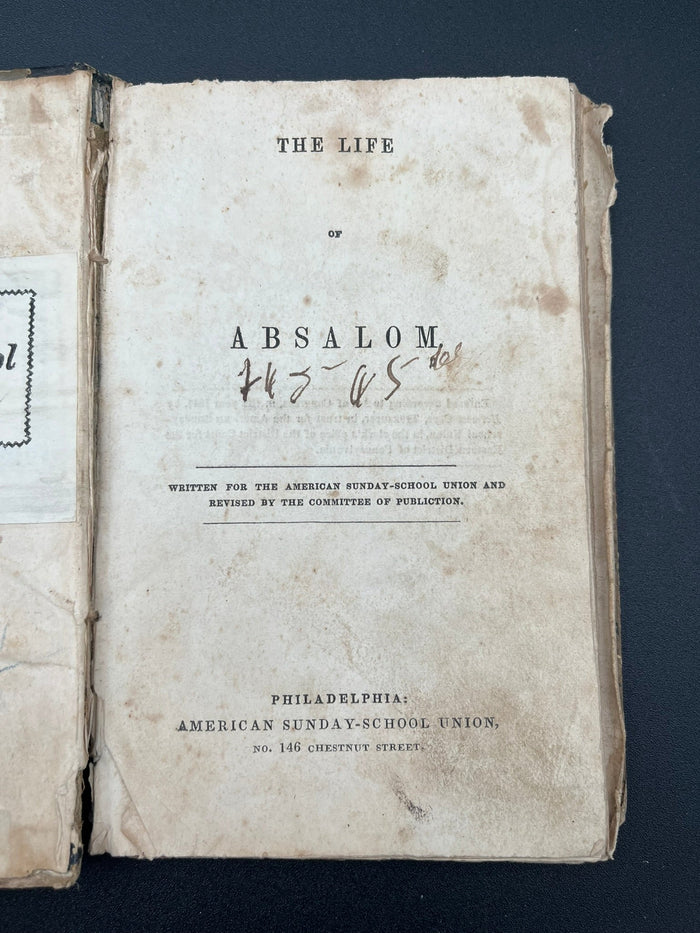 The Life of Absalom