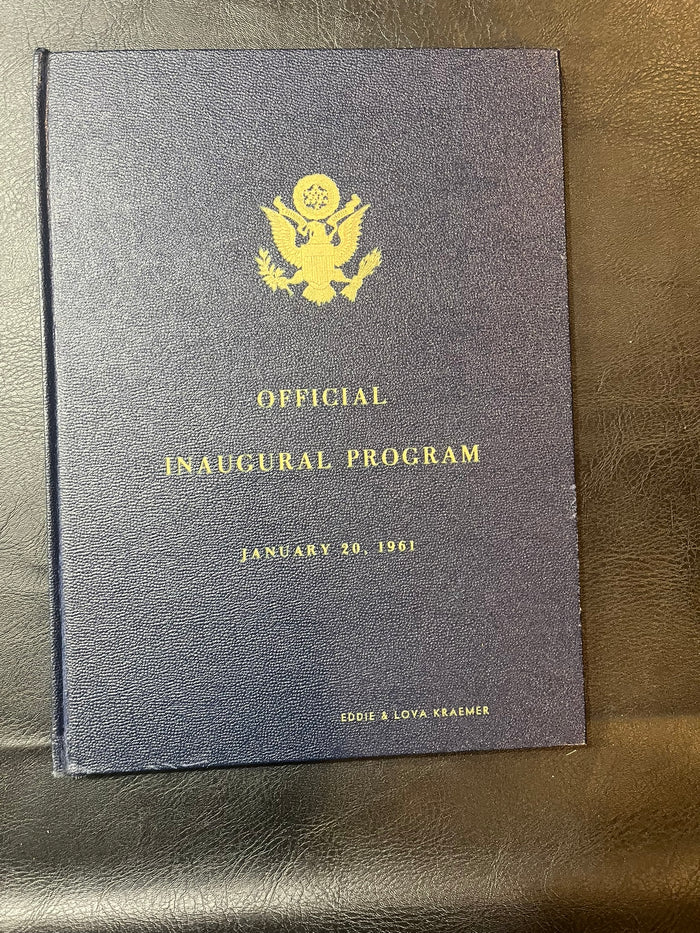 Official Inaugural Program  January 29,1961