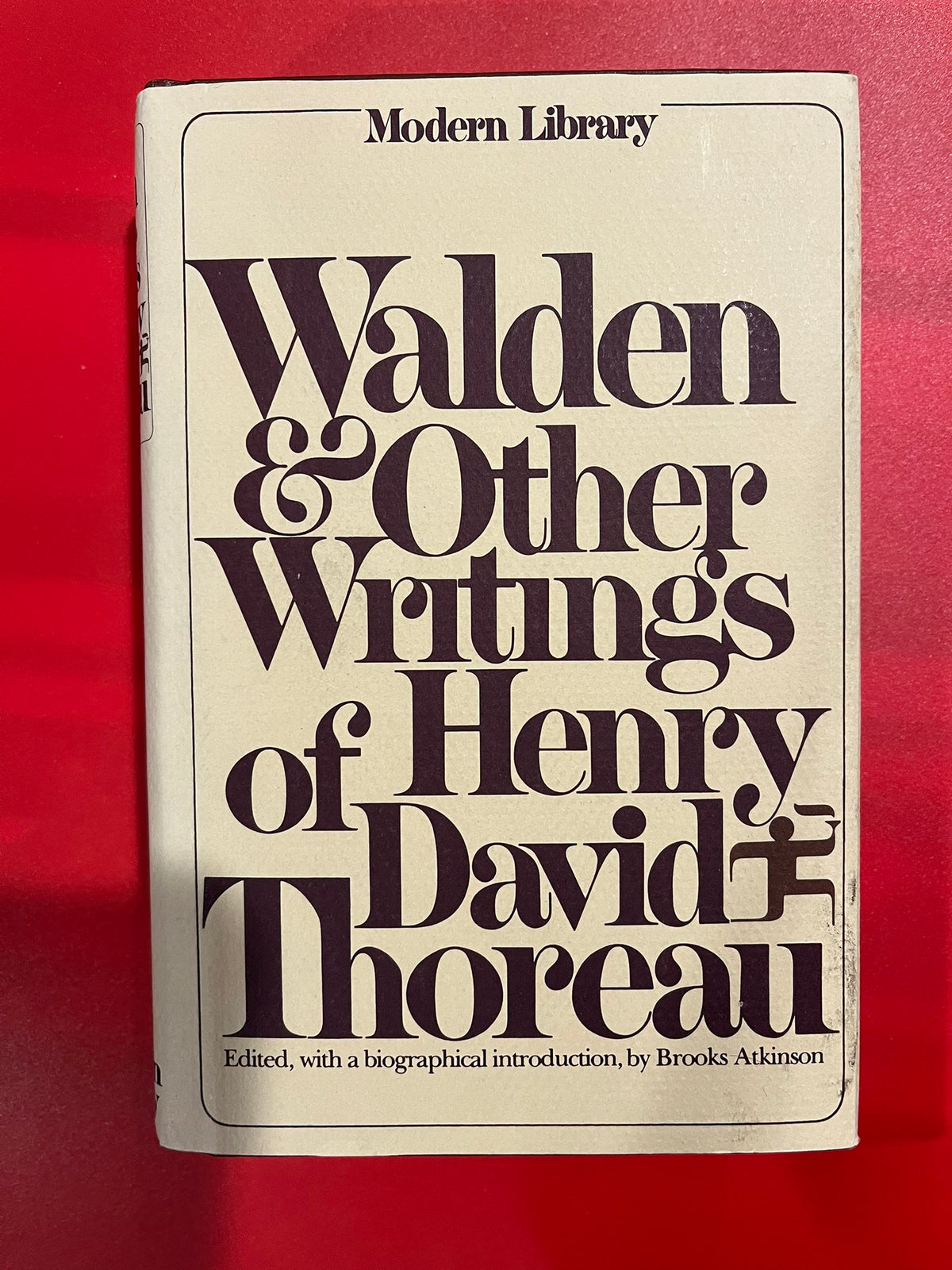 Walden & Other Writings of Heny David Thoreau