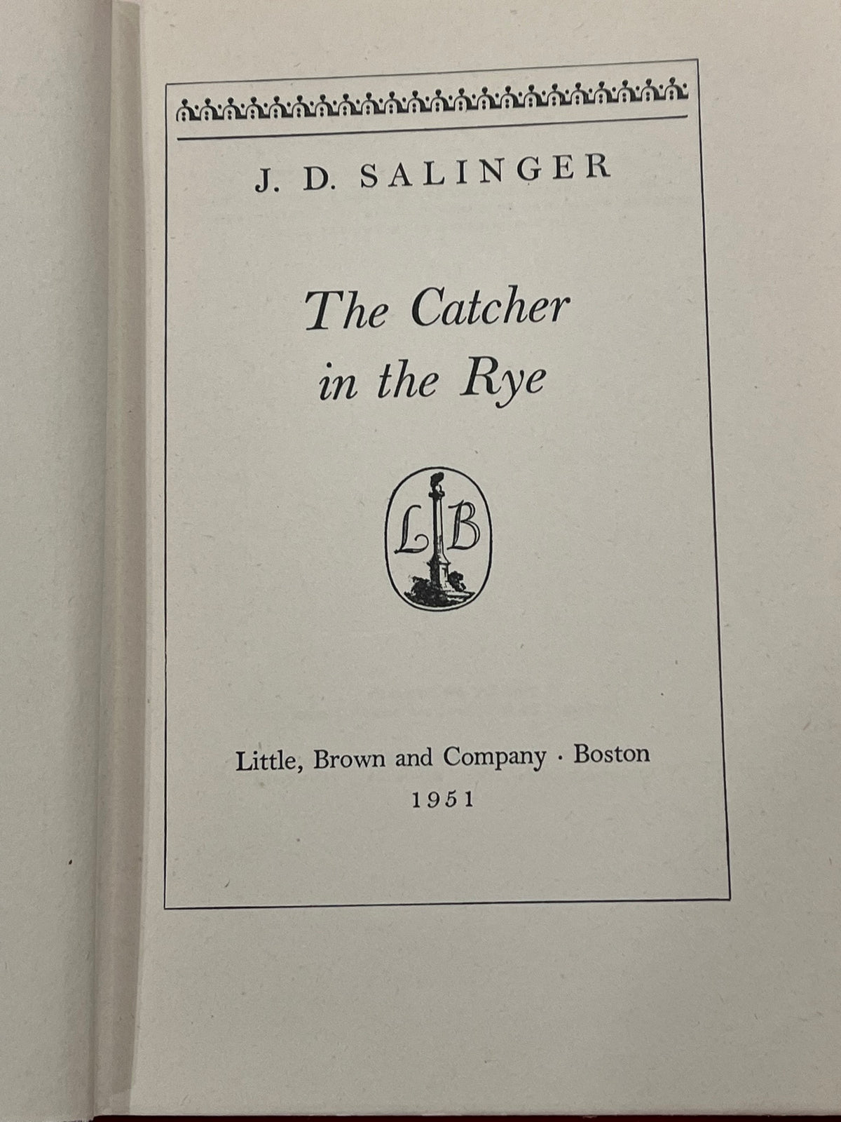 The Catcher in the Rye