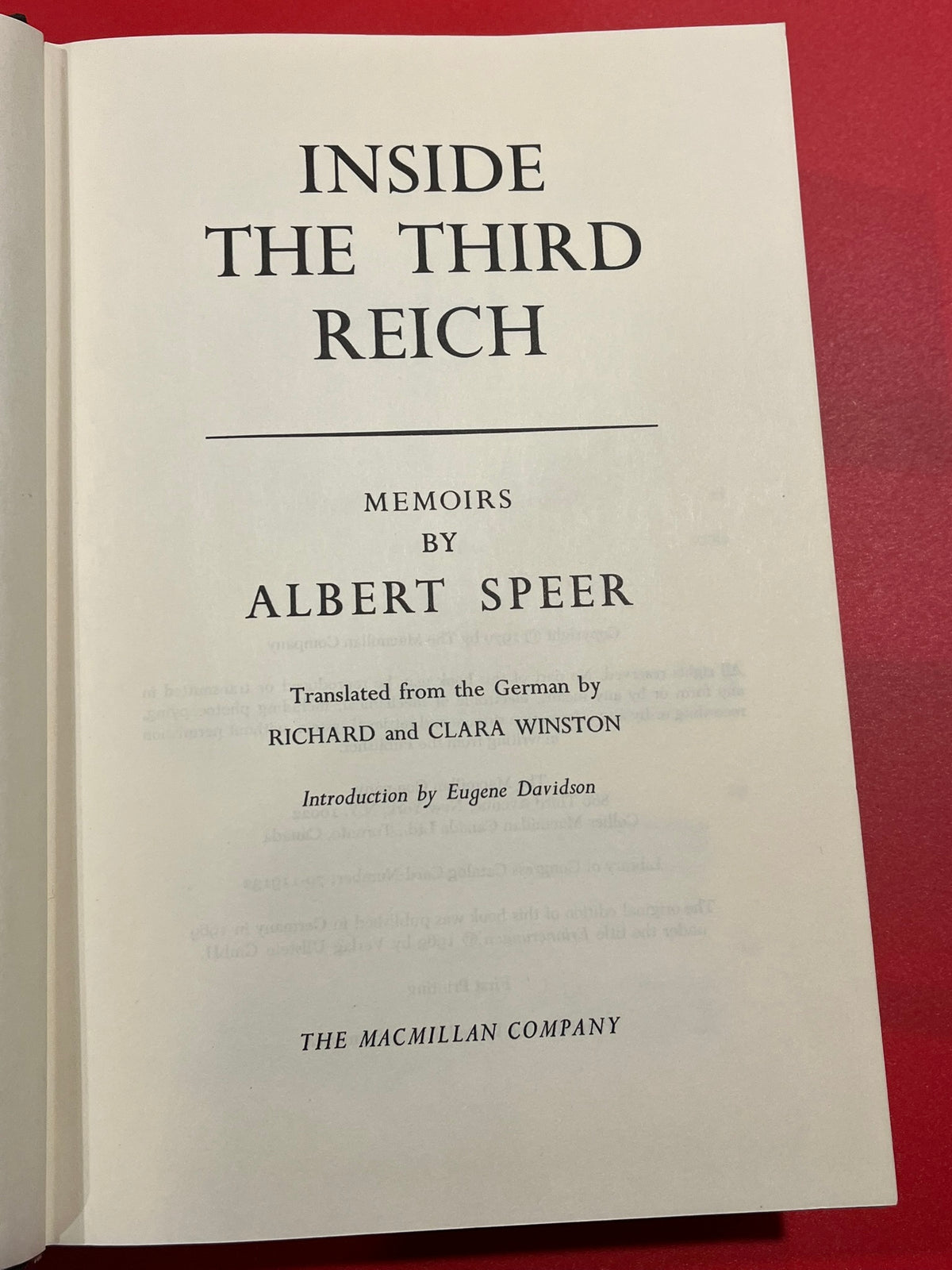 Inside the Third Reich