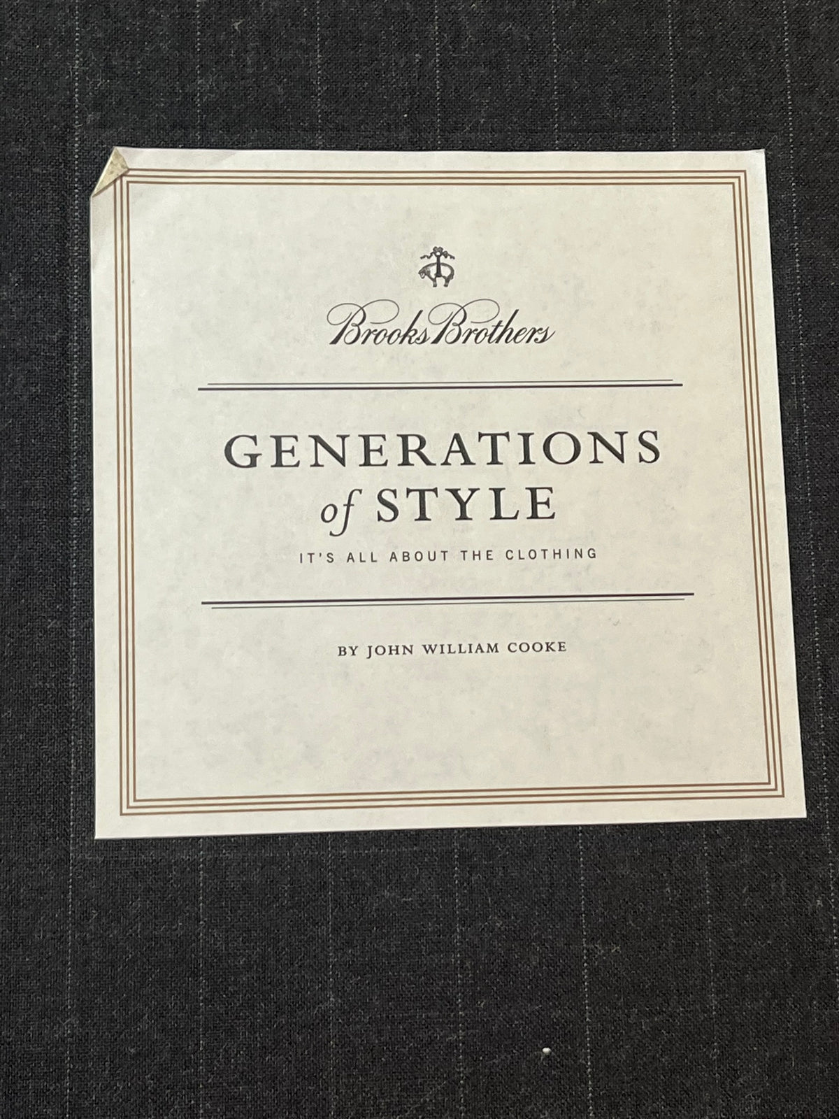 Brooks Brothers : Generations of Style