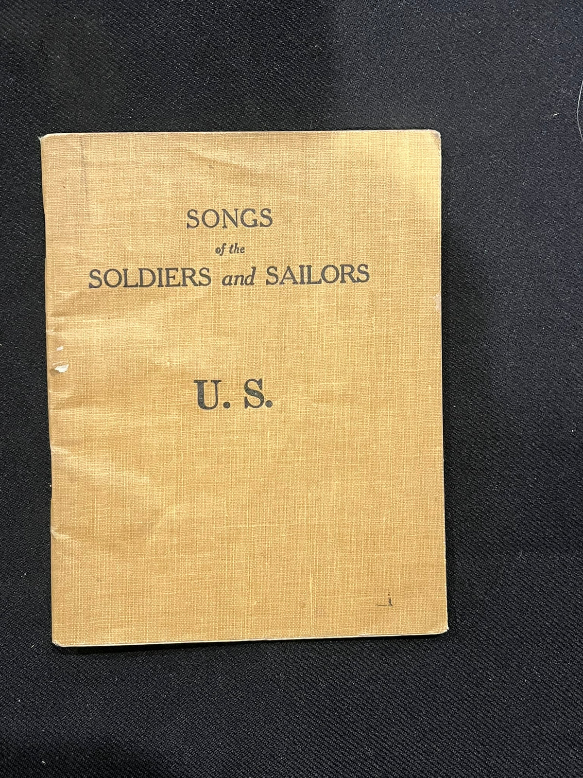Songs of the Soldier and Sailors  U.S.    :   WW1