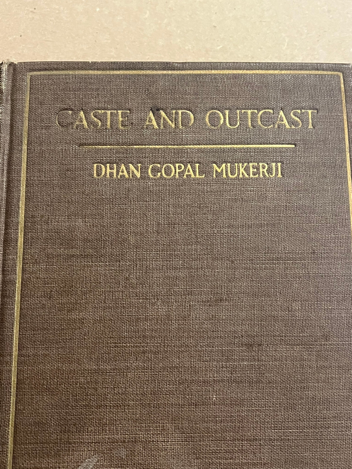 Caste and Outcast