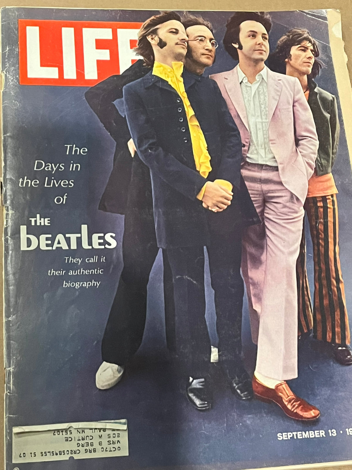 Life Magazine  September 13, 1966  (Days in the Lives of the Beatles)