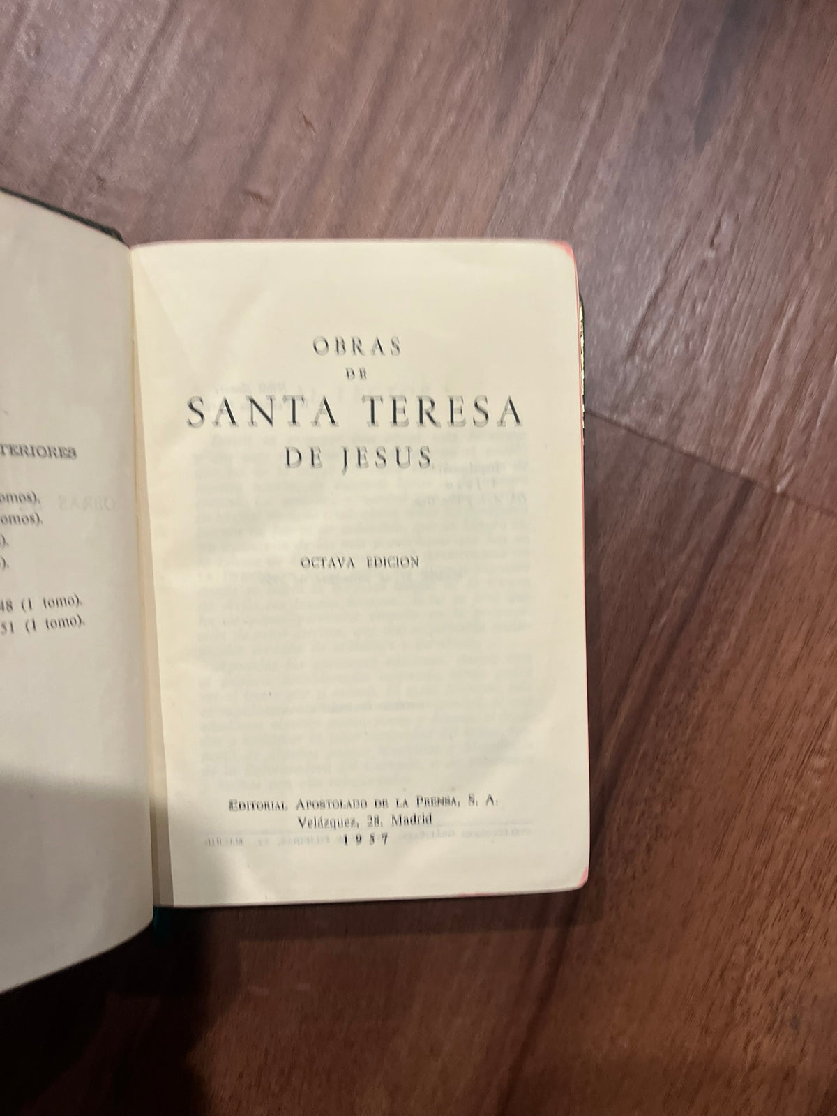 Obras de Santa Teresa De Jesus