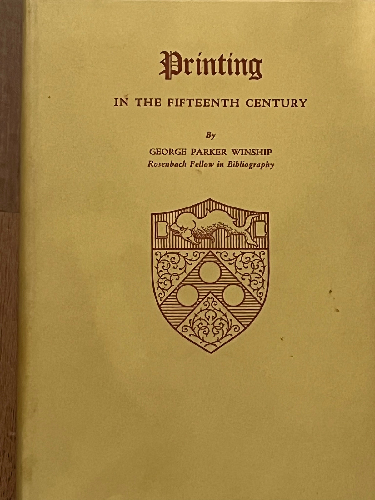 Printing in the Fifteenth Century
