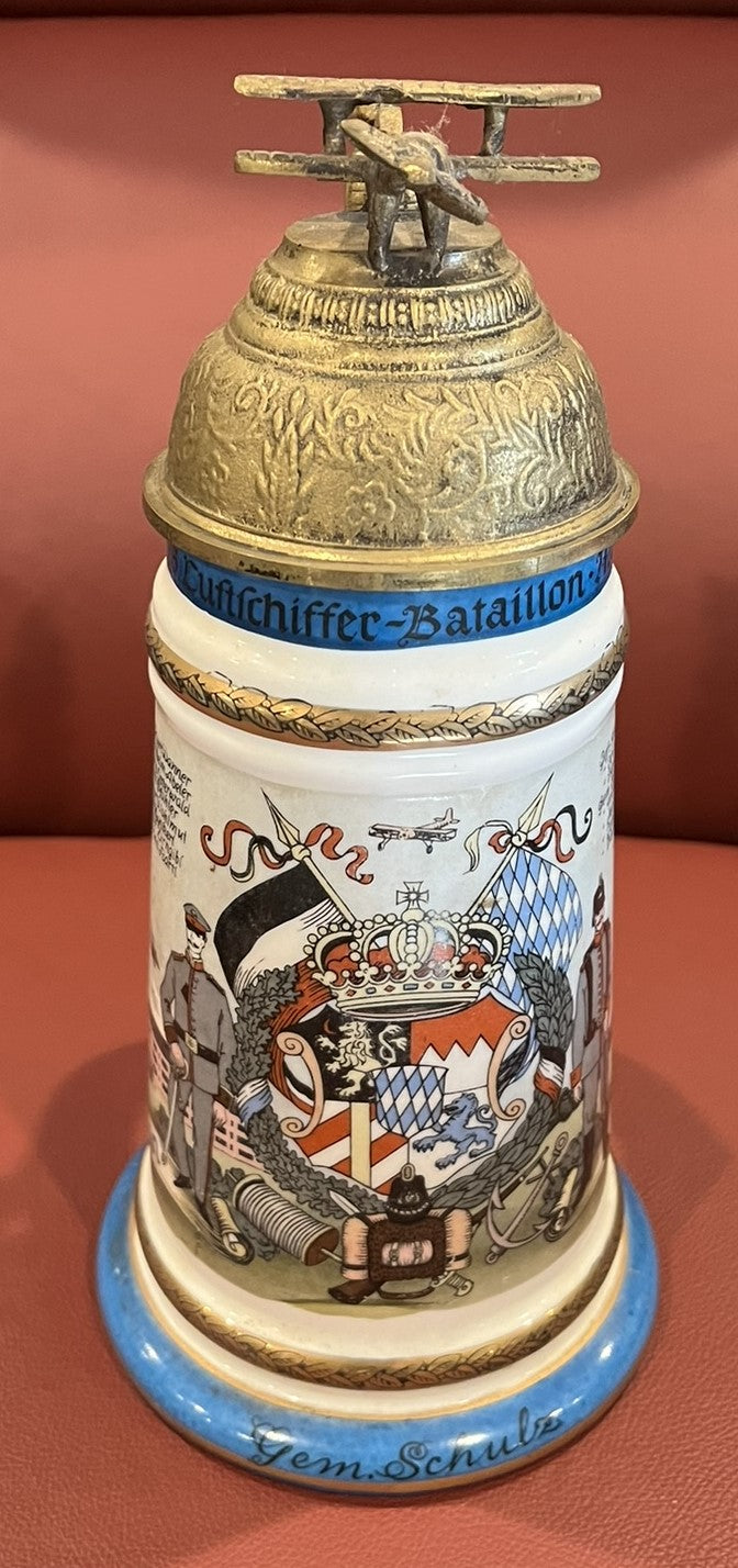 WWI German battalion beer mug