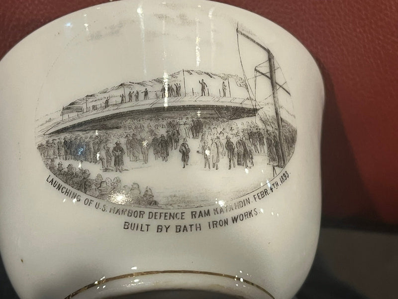 Launching of  USS Katahdin Ceremonial Cup  1898