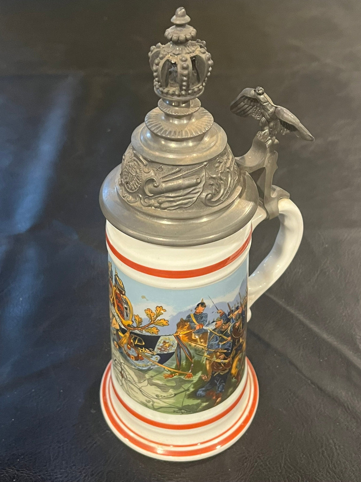 German Infantry Military Beer Stein