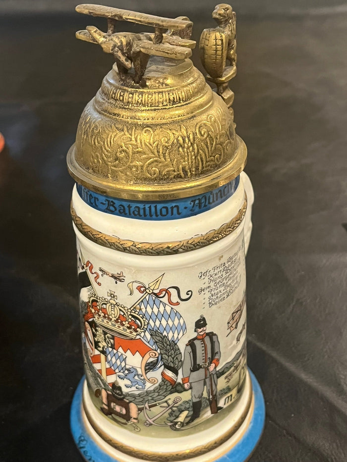 German Luftshutz Beer Stein
