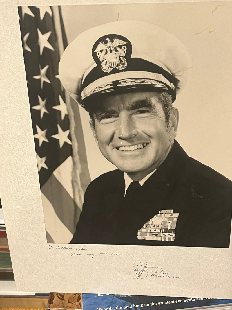 Admiral Zumwalt original signed photo