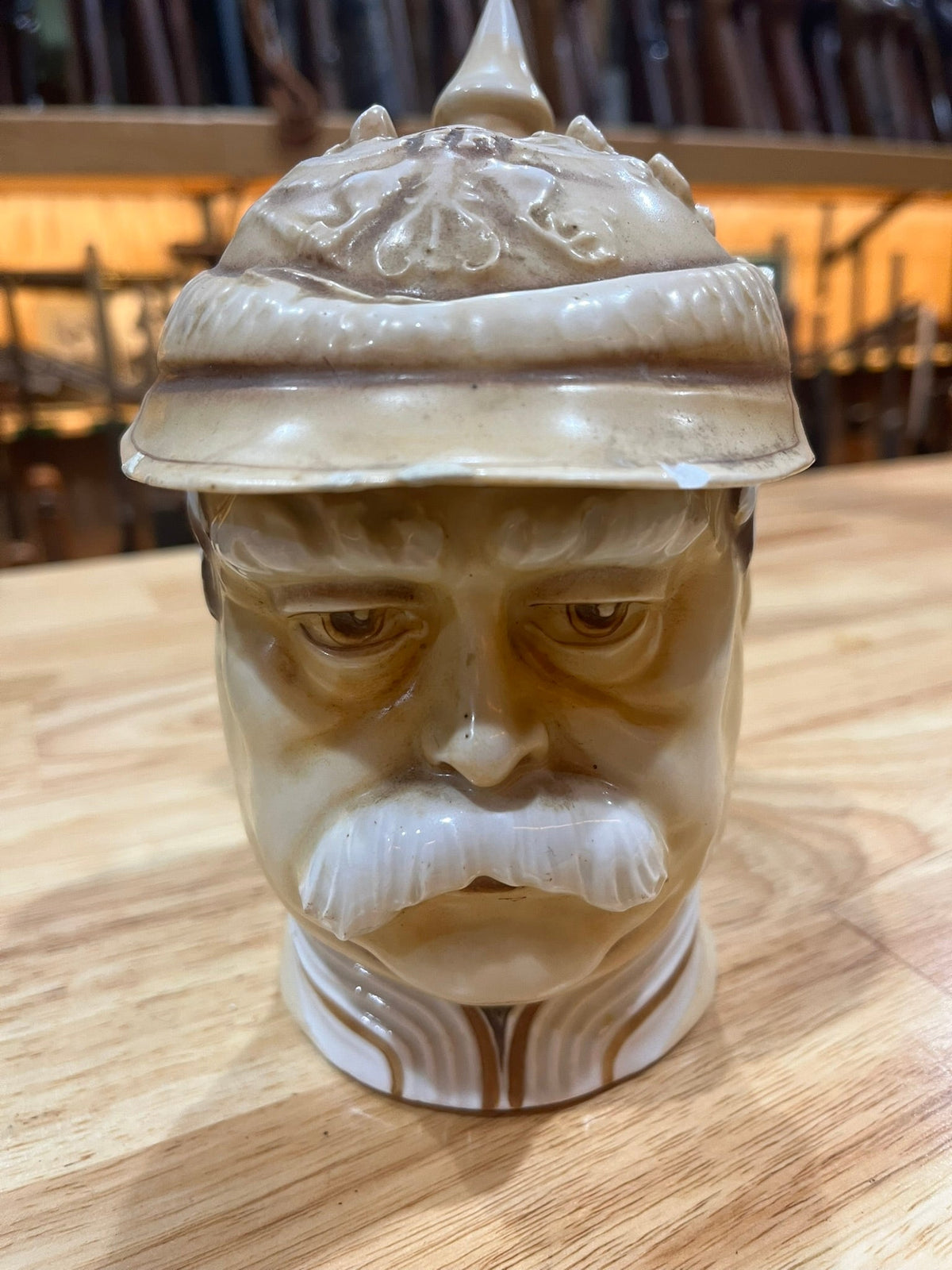 Mustershutz Pikelhaub Beer Stein