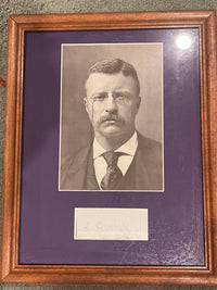 Theodore "Teddy" Roosevelt Autograph, photo, and CDV