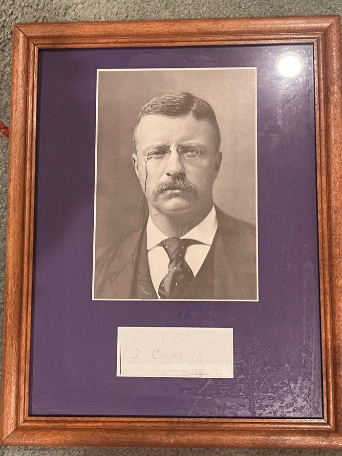 Theodore "Teddy" Roosevelt Autograph, photo, and CDV