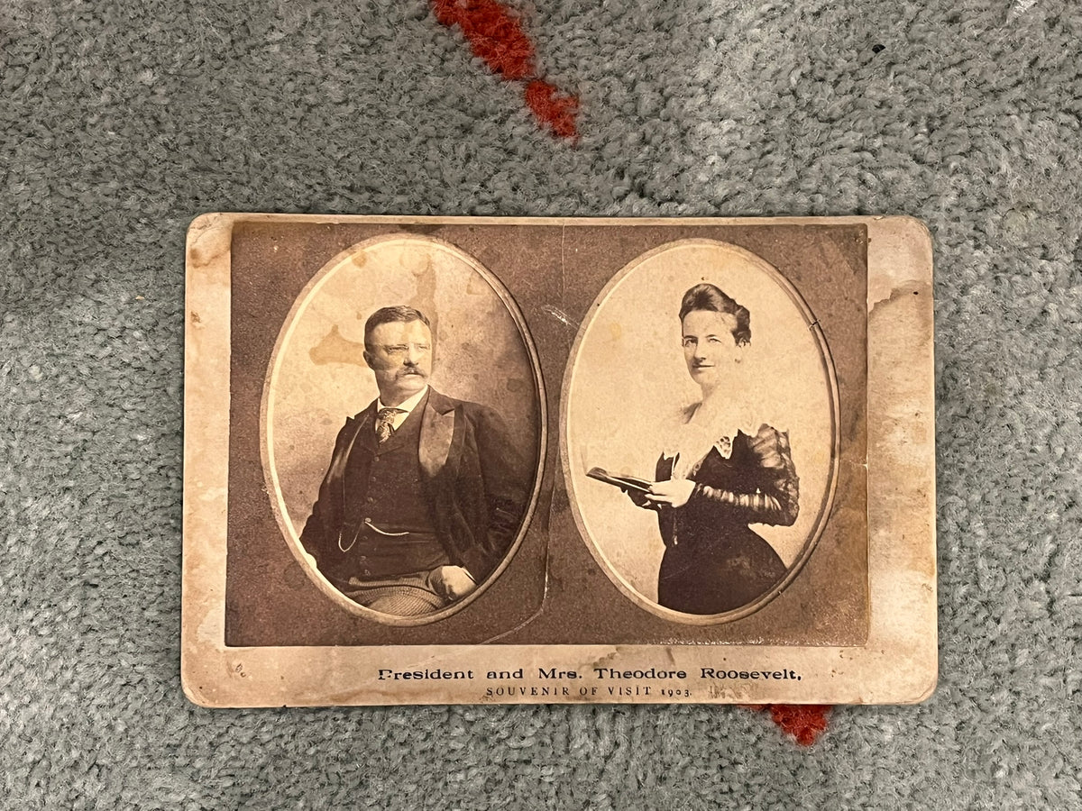 Theodore "Teddy" Roosevelt Autograph, photo, and CDV