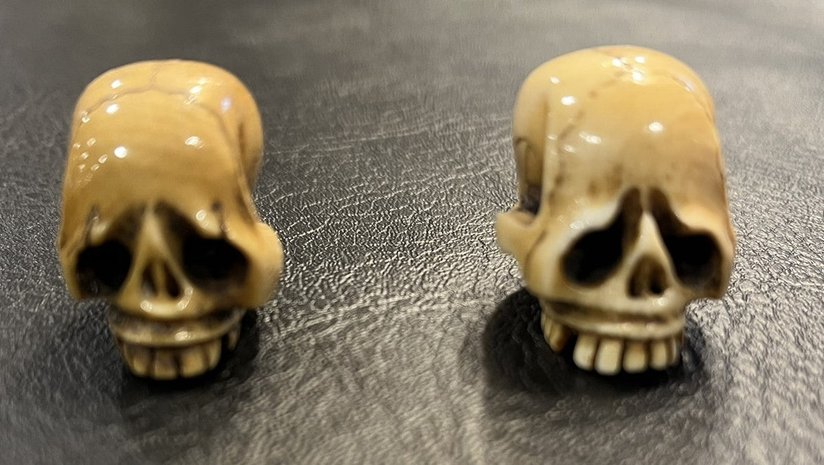 Skull netsuke