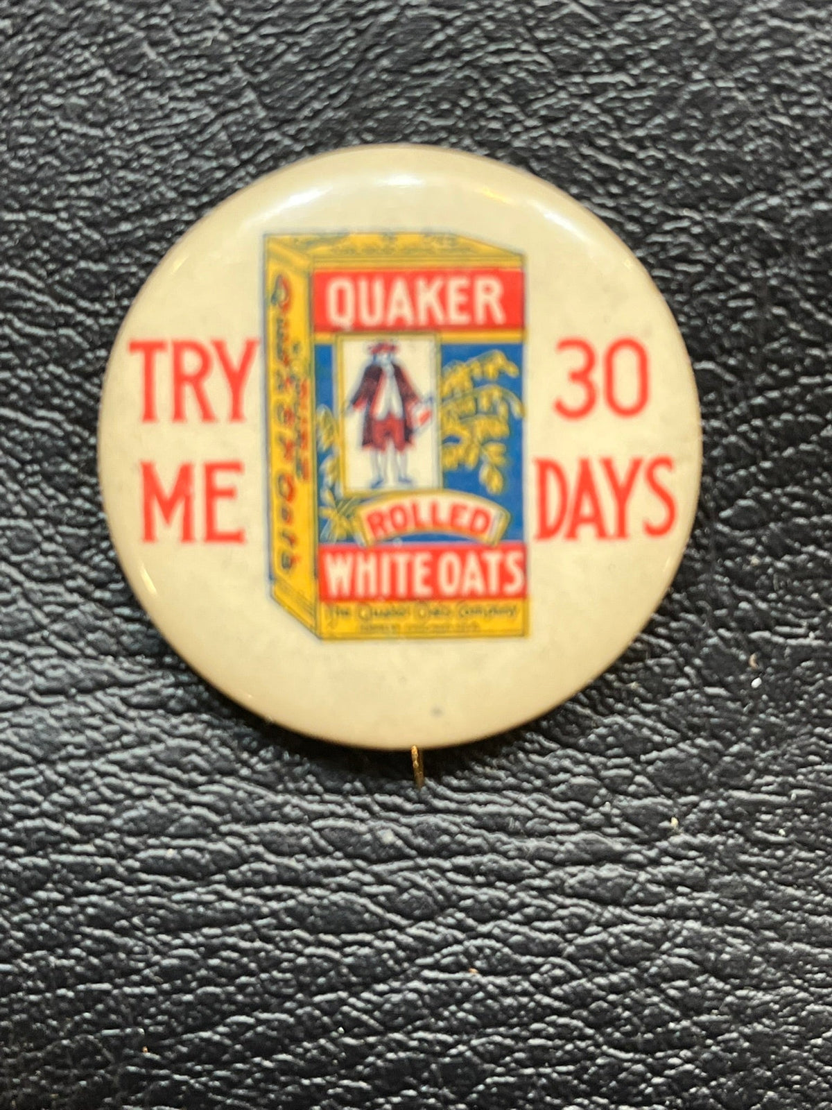 1910 Quacker Oats Pin
