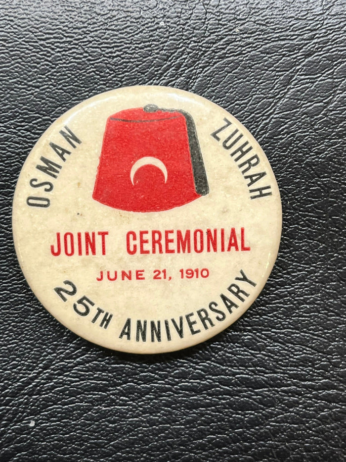 Osman Zuhrah Shriners 25th Anniversary Pin