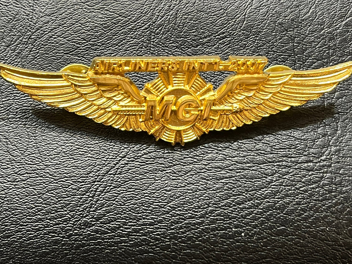 MCI  Airlines International 2007 Metal Pilots Wings