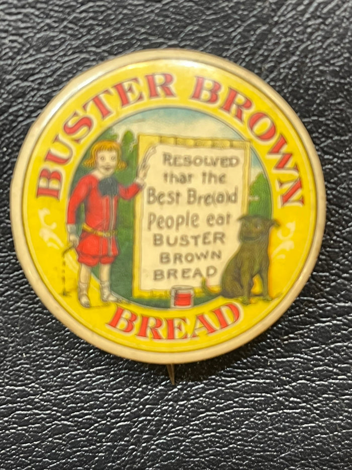1905 Buster Brown Bread Advertising Pin