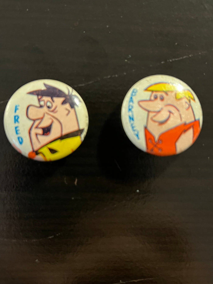 Flilnstones - Fred & Barney pins.