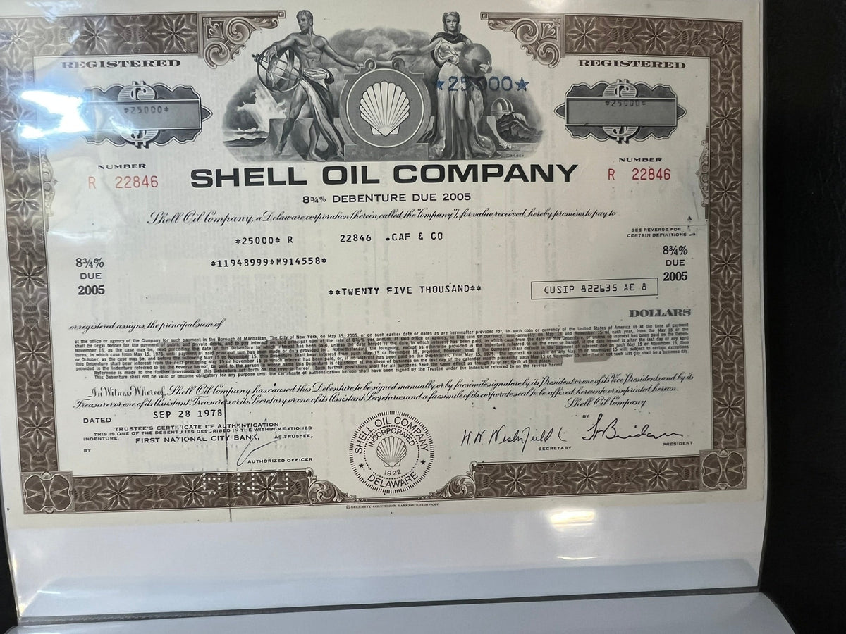 Shell Oil 8 3/4 Debenture