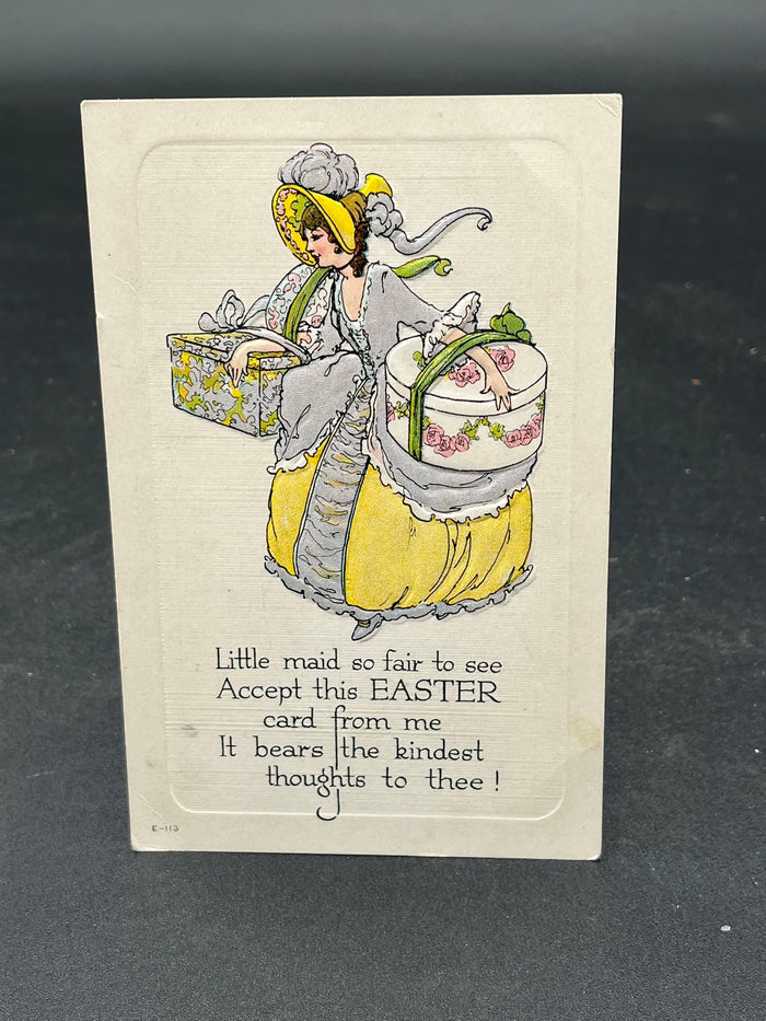 Little Maid Easter  Card