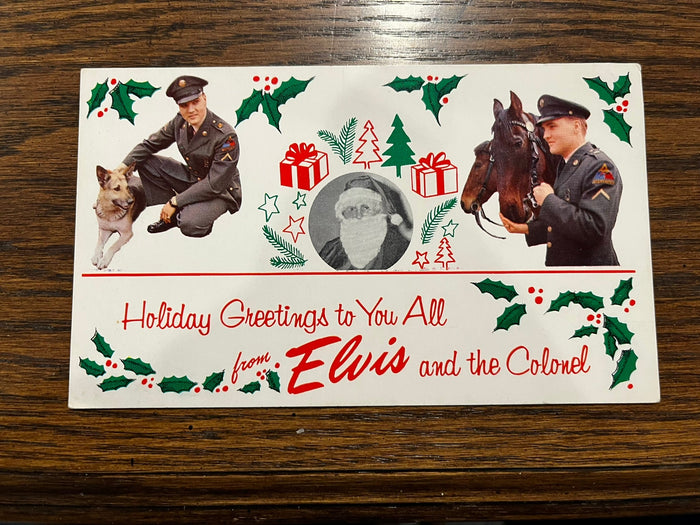 Holiday Greetings from Elvis and the Colonel