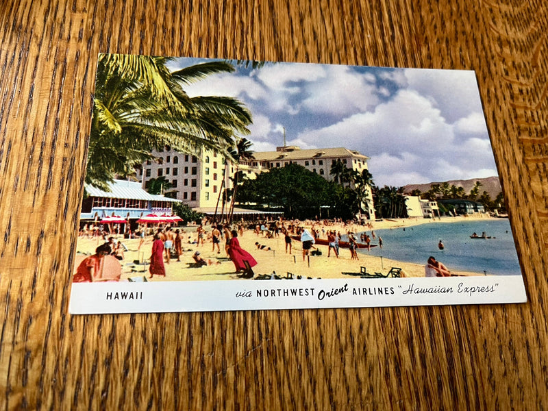 Northwest Orient Airlines advertising - Hawaii