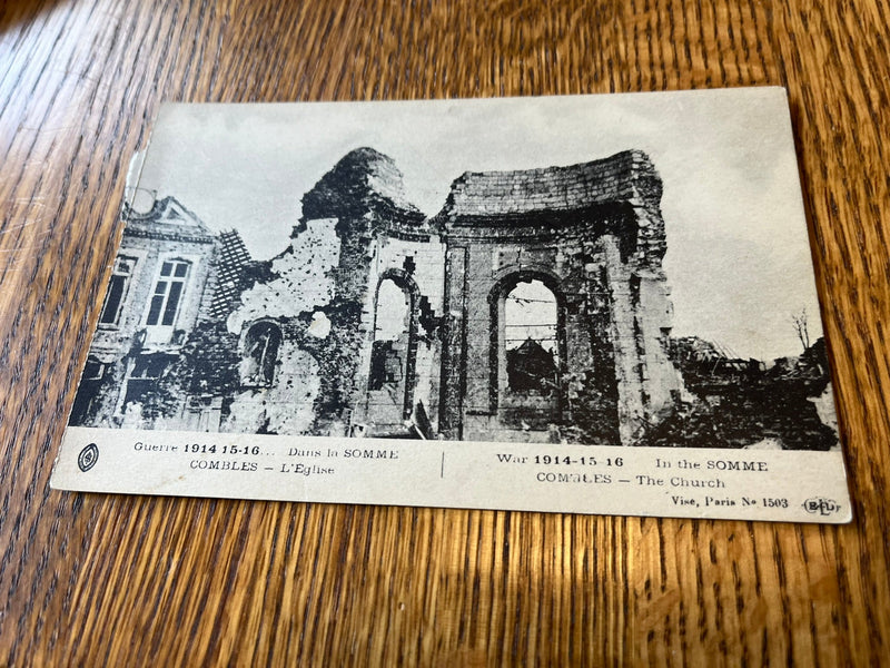 In the Somme - WWI - Church ruins