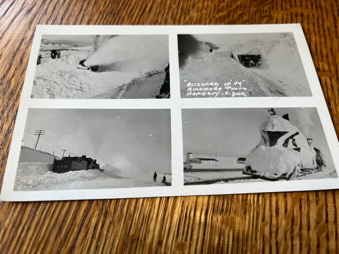 Rushmore Blizzard scenes - South  Dakota